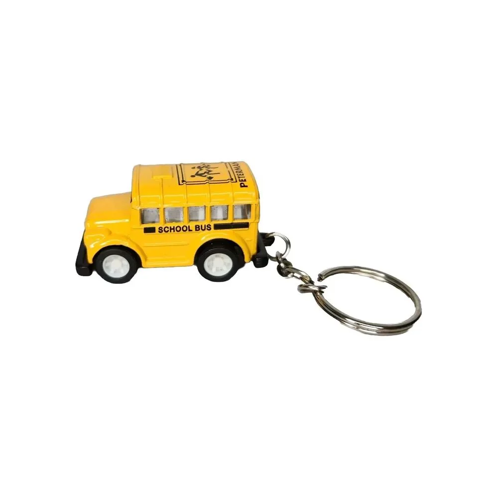 SCHOOL BUS KEYCHAIN -  Adorable Diecast Metal Bus! New